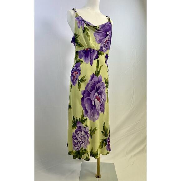 VTG Y2K American Angel Dress Women Sz L Floral Fairy Coquette Femme Indie - Picture 2 of 12